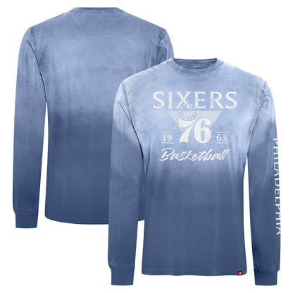Philadelphia 76ers Sportiqe Unisex Mohave Sun-Dipped Long Sleeve T-Shirt - Royal shop