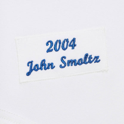 John Smoltz Atlanta Braves 2004 Cooperstown Collection Authentic Throwback Jersey - White | Mitchell & Ness