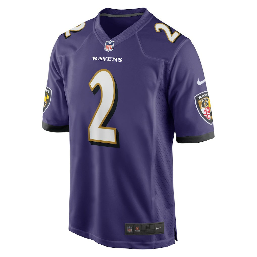 Nate Wiggins Baltimore Ravens Player Game Jersey - Purple | Nike discount