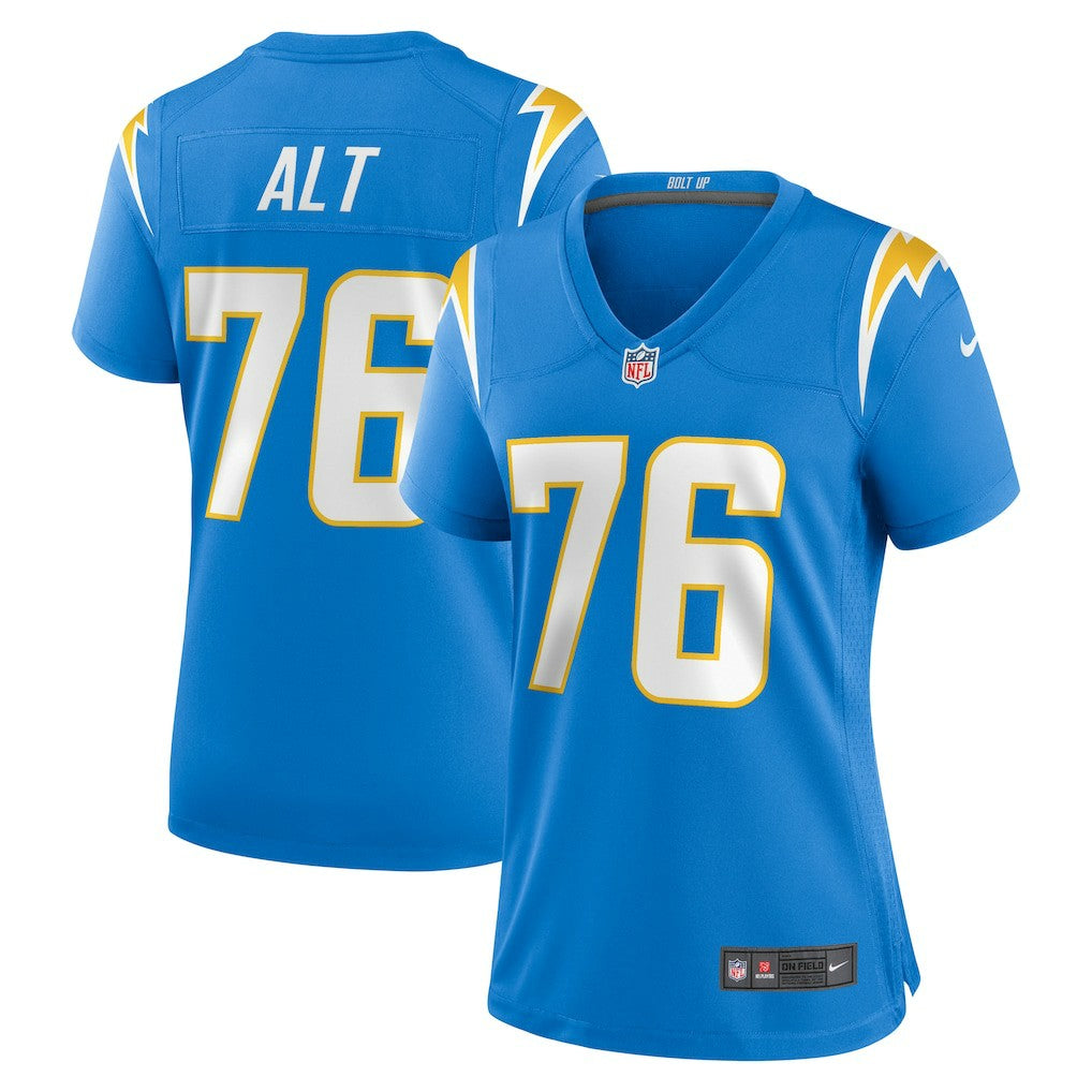 Joe Alt Los Angeles Chargers Women's 2024 NFL Draft First Round Pick Player Game Jersey - Powder Blue | Nike cheap