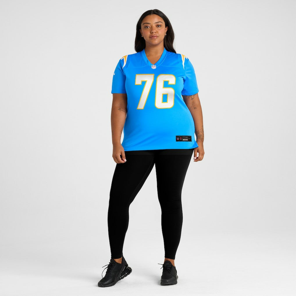 Joe Alt Los Angeles Chargers Women's 2024 NFL Draft First Round Pick Player Game Jersey - Powder Blue | Nike cheap