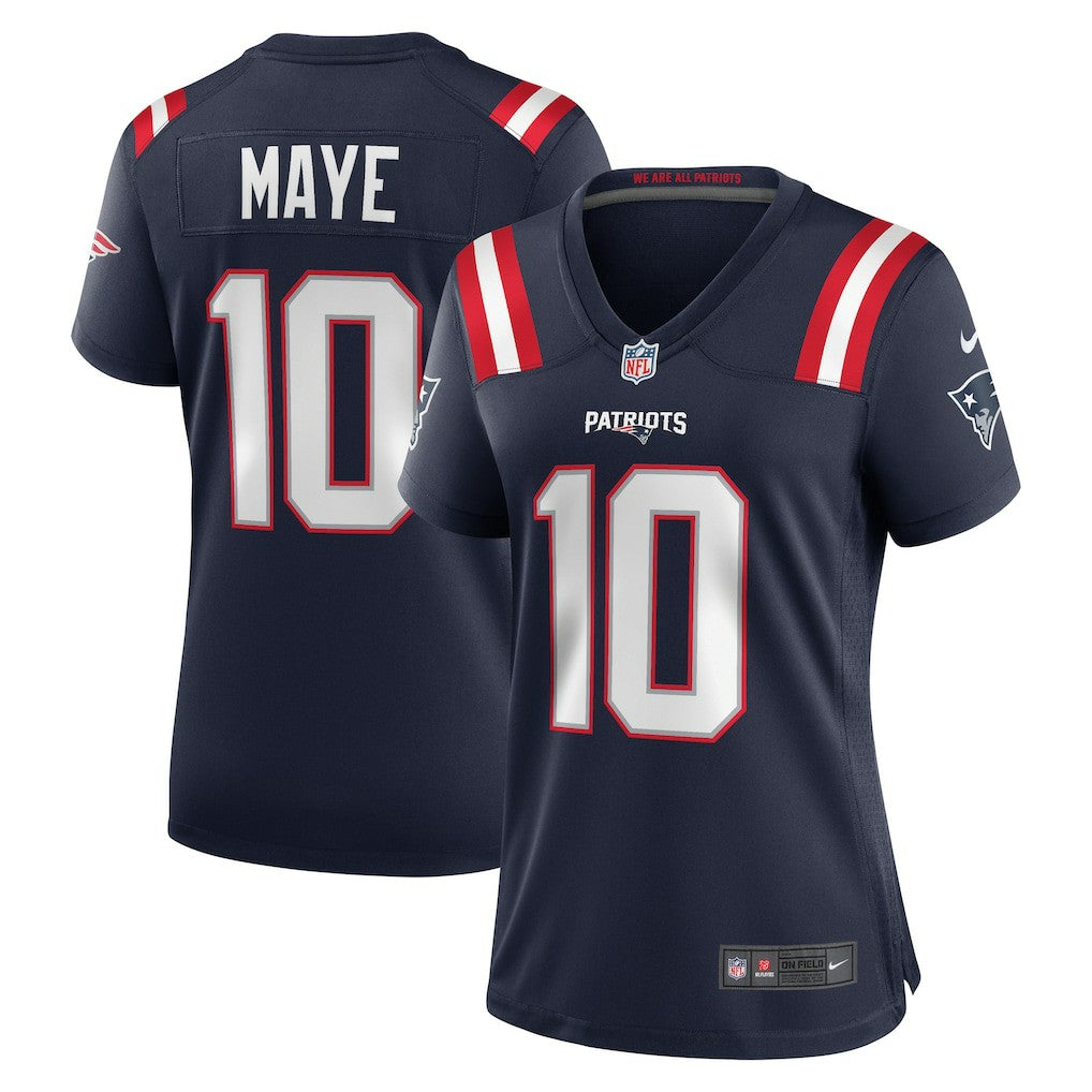 Drake Maye New England Patriots Women's Player Game Jersey - Navy | Nike for sale