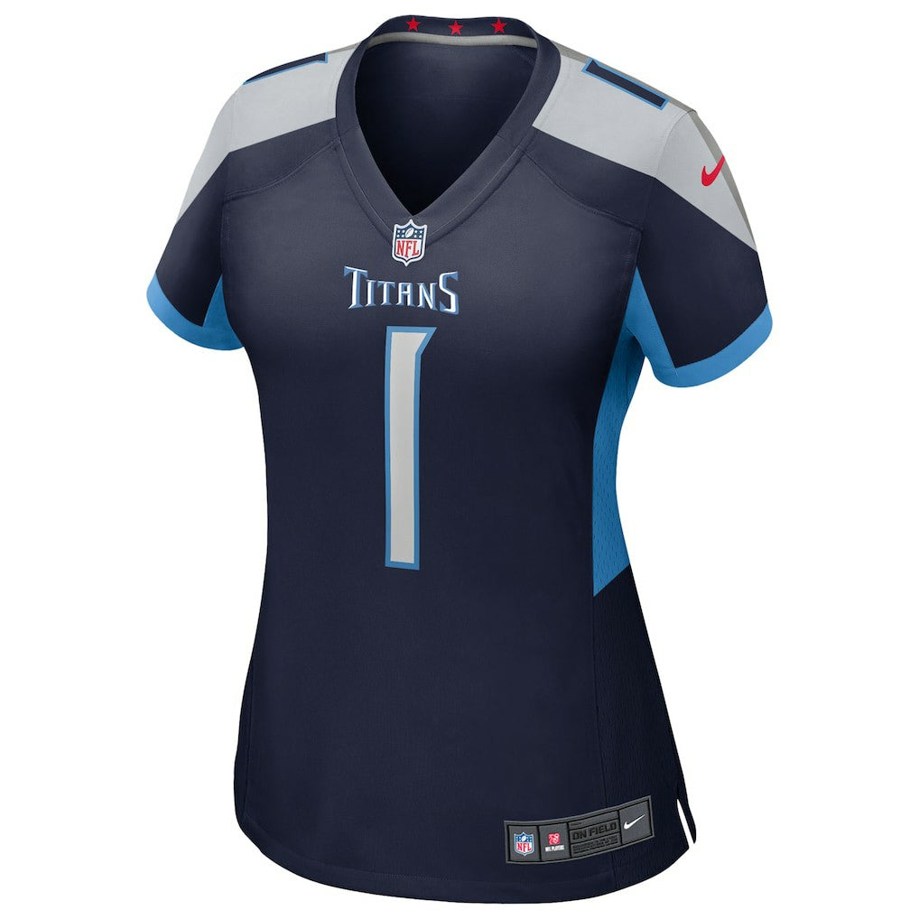 Cameron Ward Tennessee Titans Women's 2025 NFL Draft First Round Pick Alternate Game Jersey - Navy | Nike on sale