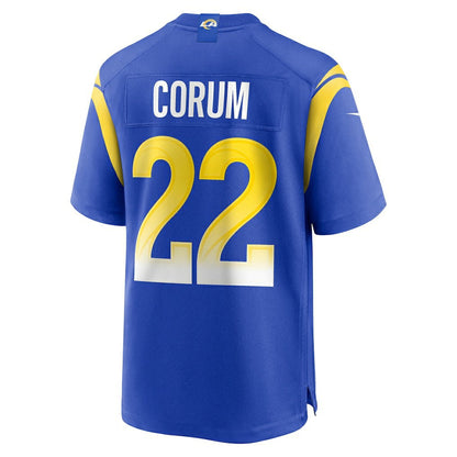Blake Corum Los Angeles Rams Game Player Jersey - Royal | Nike sale
