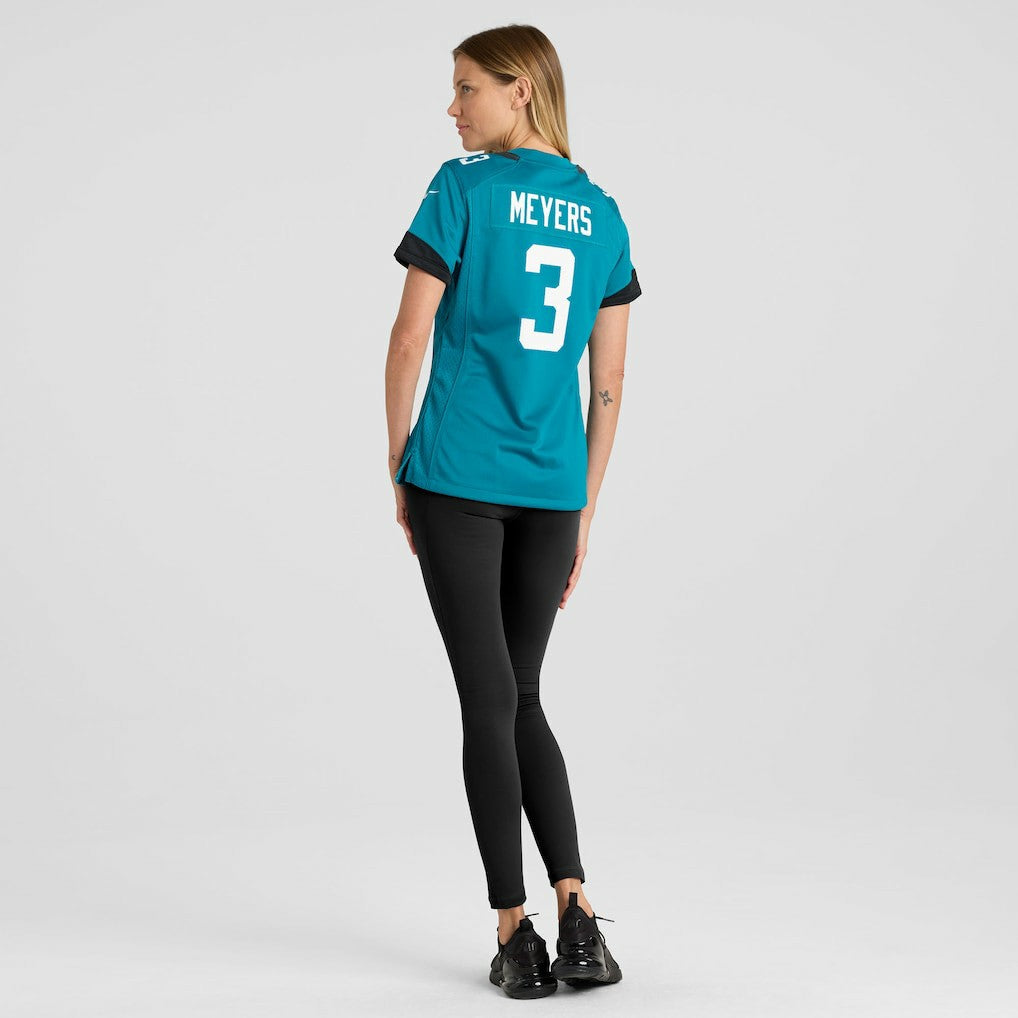 Jakobi Meyers Jacksonville Jaguars Women's Team Game Jersey - Teal | Nike on sale