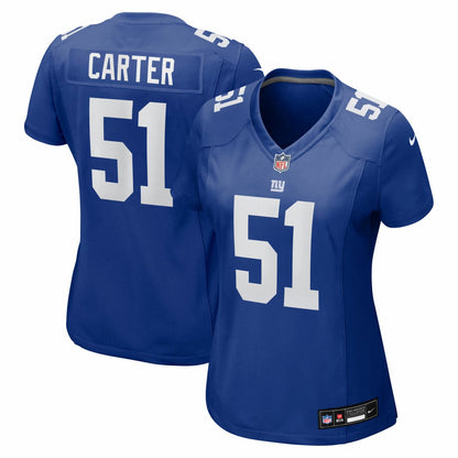 Abdul Carter New York Giants Women's First Round Pick Game Jersey - Royal | Nike sale
