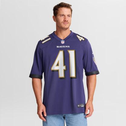 Dre'Mont Jones Baltimore Ravens Team Game Jersey - Purple | Nike cheap