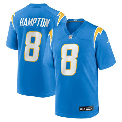 Omarion Hampton Los Angeles Chargers 2025 NFL Draft First Round Pick Game Jersey - Powder Blue | Nike for sale