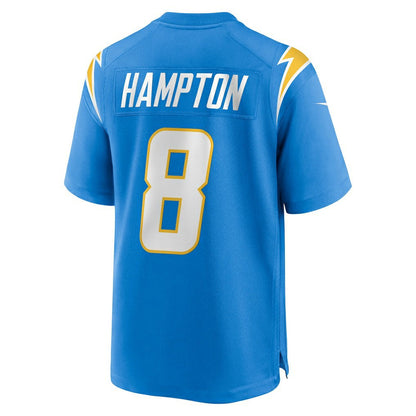 Omarion Hampton Los Angeles Chargers 2025 NFL Draft First Round Pick Game Jersey - Powder Blue | Nike for sale