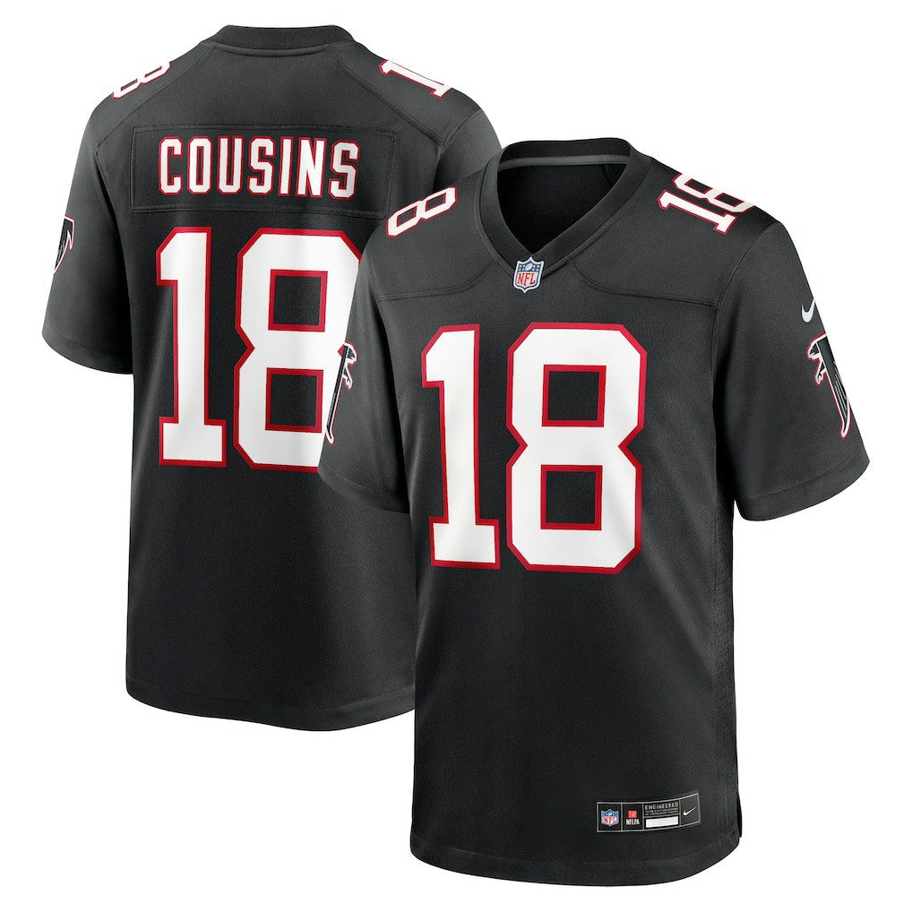 Kirk Cousins Atlanta Falcons Alternate Game Player Jersey - Black | Nike discount