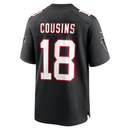 Kirk Cousins Atlanta Falcons Alternate Game Player Jersey - Black | Nike discount