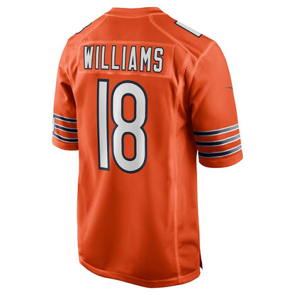 Caleb Williams Chicago Bears Alternate Player Game Jersey - Orange | Nike online