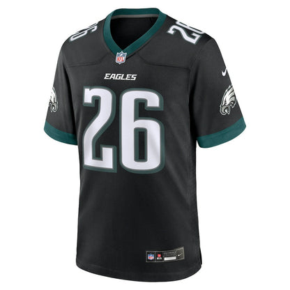 Saquon Barkley Philadelphia Eagles Alternate Game Jersey - Black | Nike for sale