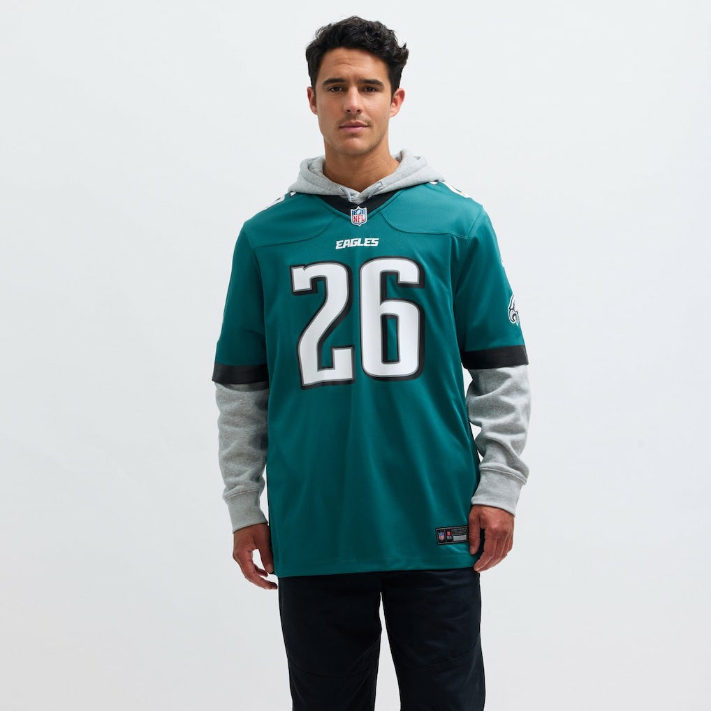 Saquon Barkley Philadelphia Eagles Game Player Jersey - Midnight Green | Nike online