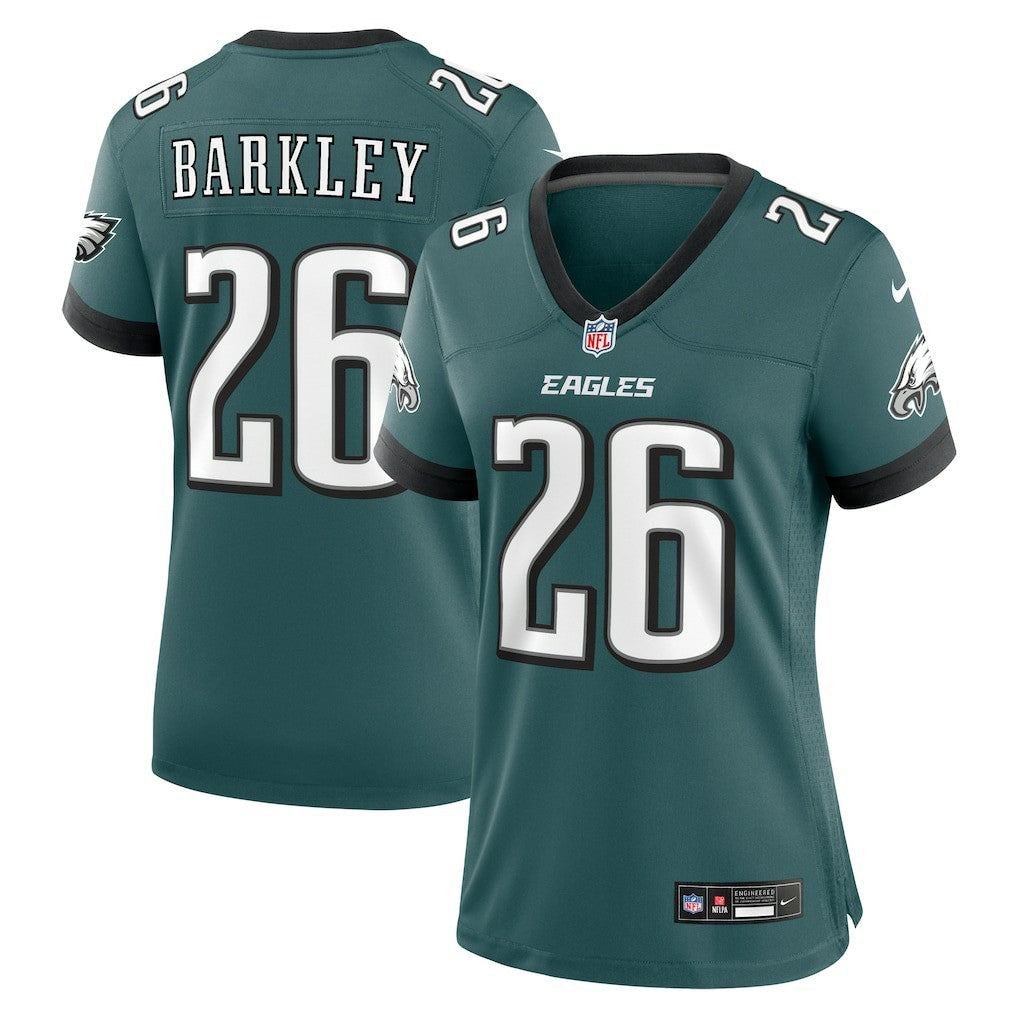 Saquon Barkley Philadelphia Eagles Women's Game Player Jersey - Midnight Green | Nike for sale