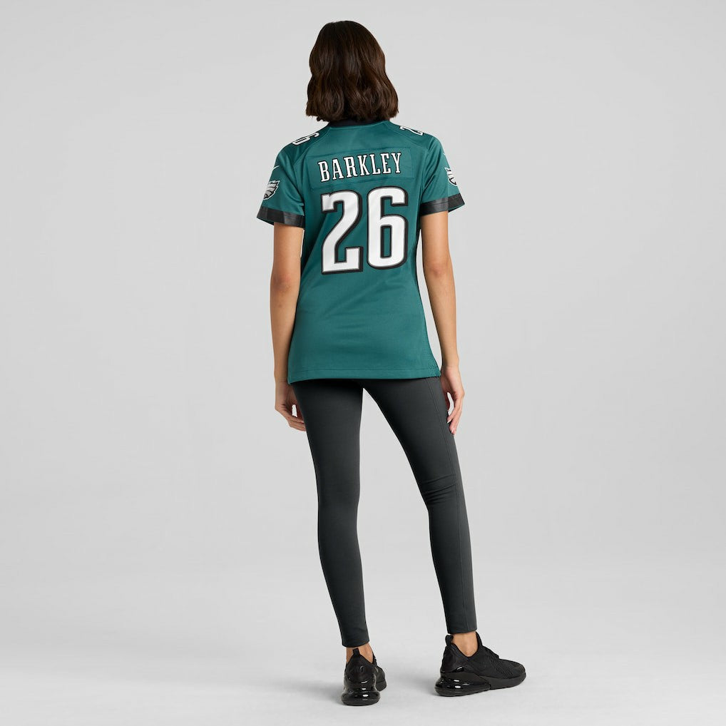 Saquon Barkley Philadelphia Eagles Women's Game Player Jersey - Midnight Green | Nike for sale