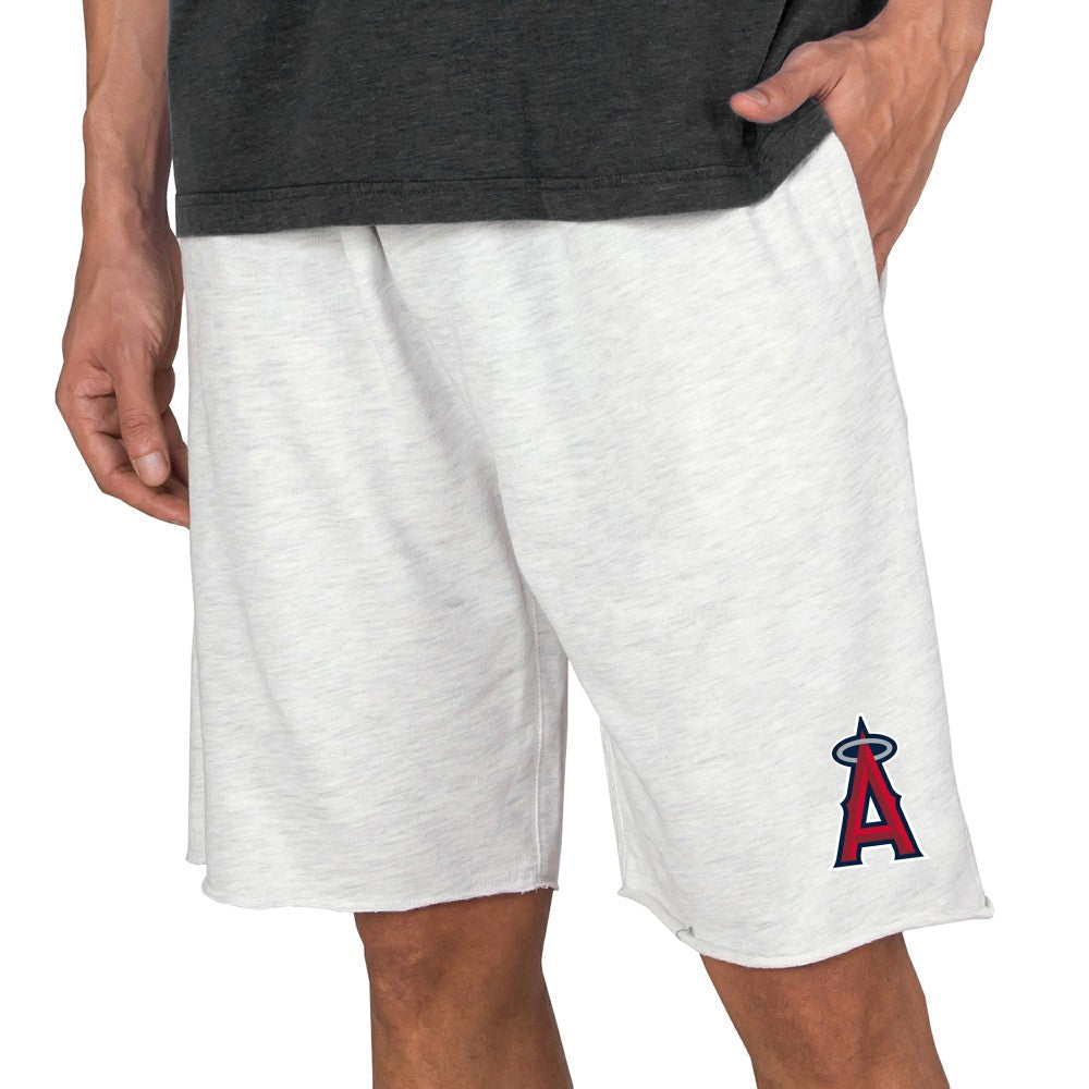 Los Angeles Angels Concepts Sport Mainstream Terry Tri-Blend Shorts - Oatmeal