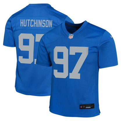 Aidan Hutchinson Detroit Lions Youth Game Jersey - Blue | Nike online