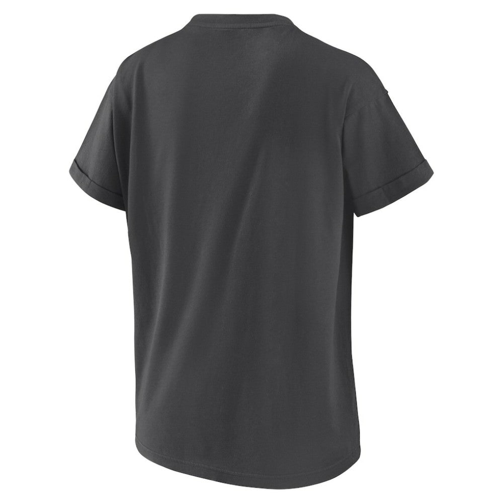 Baltimore Orioles WEAR by Erin Andrews Women's Domestic Box Color Boyfriend T-Shirt - Charcoal