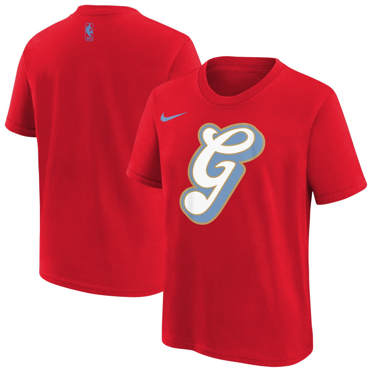 Memphis Grizzlies Youth 2025/26 City Edition Essential Logo T-Shirt - Red | Nike on sale