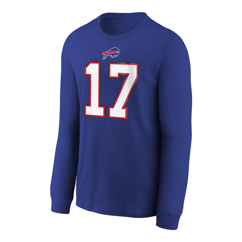 Josh Allen Buffalo Bills Youth Player Name & Number Long Sleeve T-Shirt - Royal | Nike discount