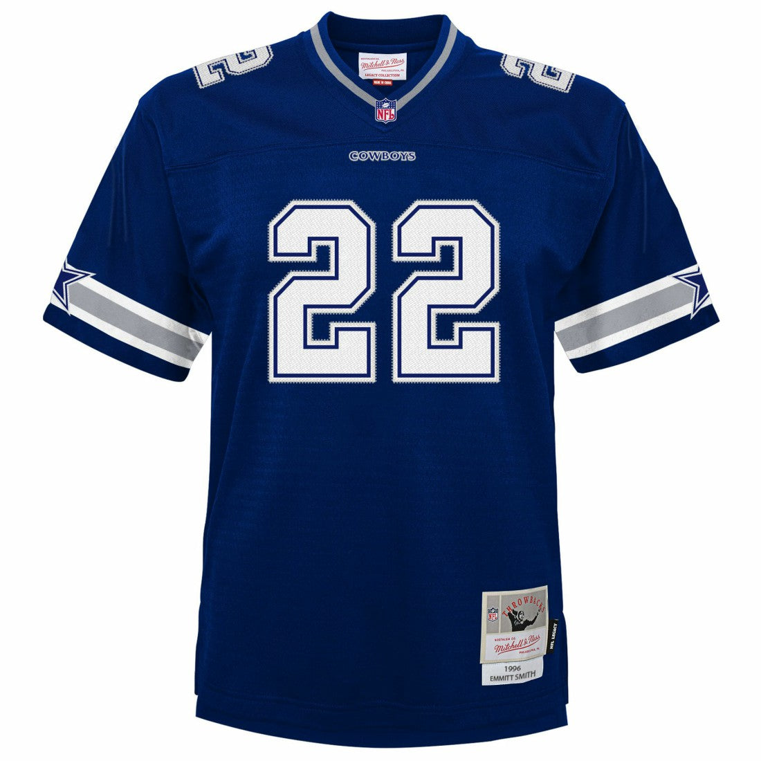 Emmitt Smith Dallas Cowboys Youth 1996 Legacy Jersey - Navy for sale