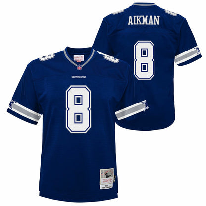 Troy Aikman Dallas Cowboys Youth 1996 Legacy Jersey - Navy discount