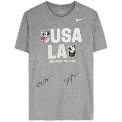 Gisele Thompson & Alyssa Thompson Angel City FC & USWNT Multi-Signed Gray T-Shirt | Fanatics for sale