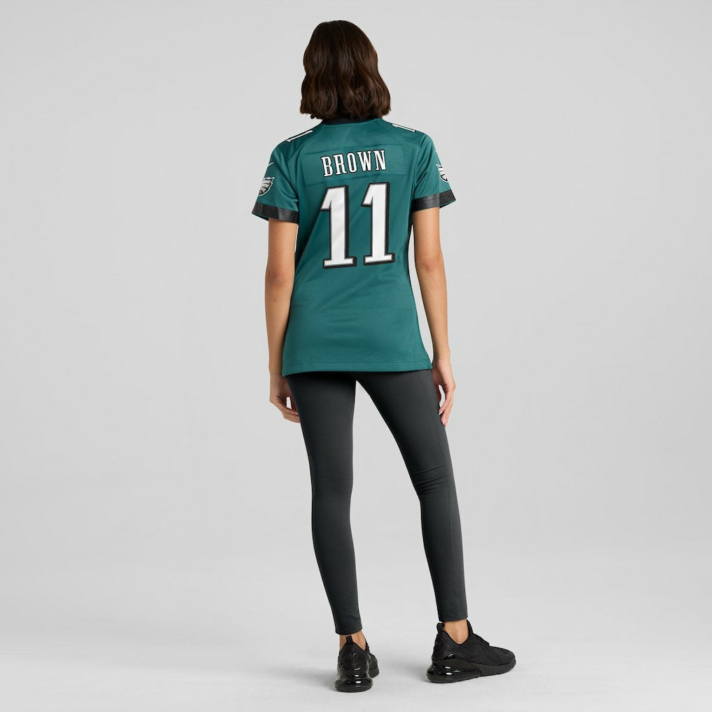 A.J. Brown Philadelphia Eagles Women's Team Game Jersey - Midnight Green | Nike sale