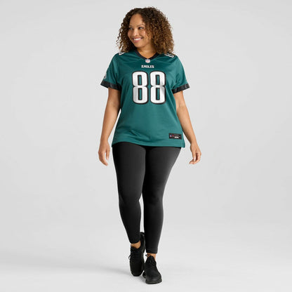 Dallas Goedert Philadelphia Eagles Women's Team Game Jersey - Midnight Green | Nike outlet