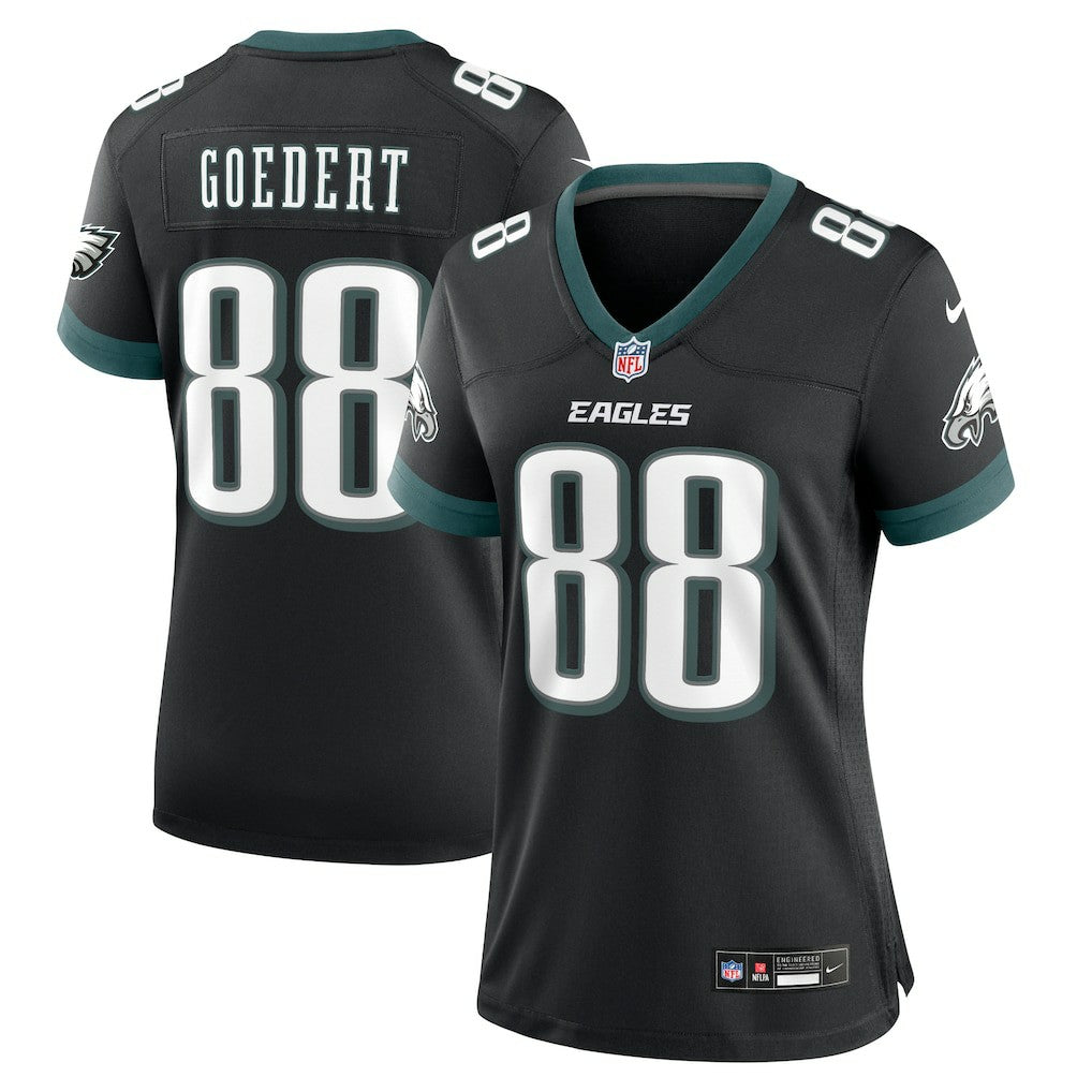 Dallas Goedert Philadelphia Eagles Women's Alternate Game Jersey - Black | Nike on sale