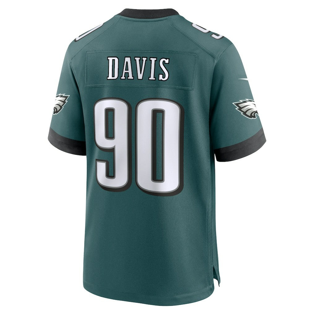 Jordan Davis Philadelphia Eagles Team Game Jersey - Midnight Green | Nike for sale