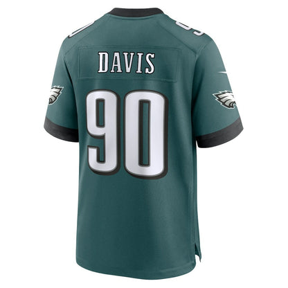 Jordan Davis Philadelphia Eagles Team Game Jersey - Midnight Green | Nike for sale