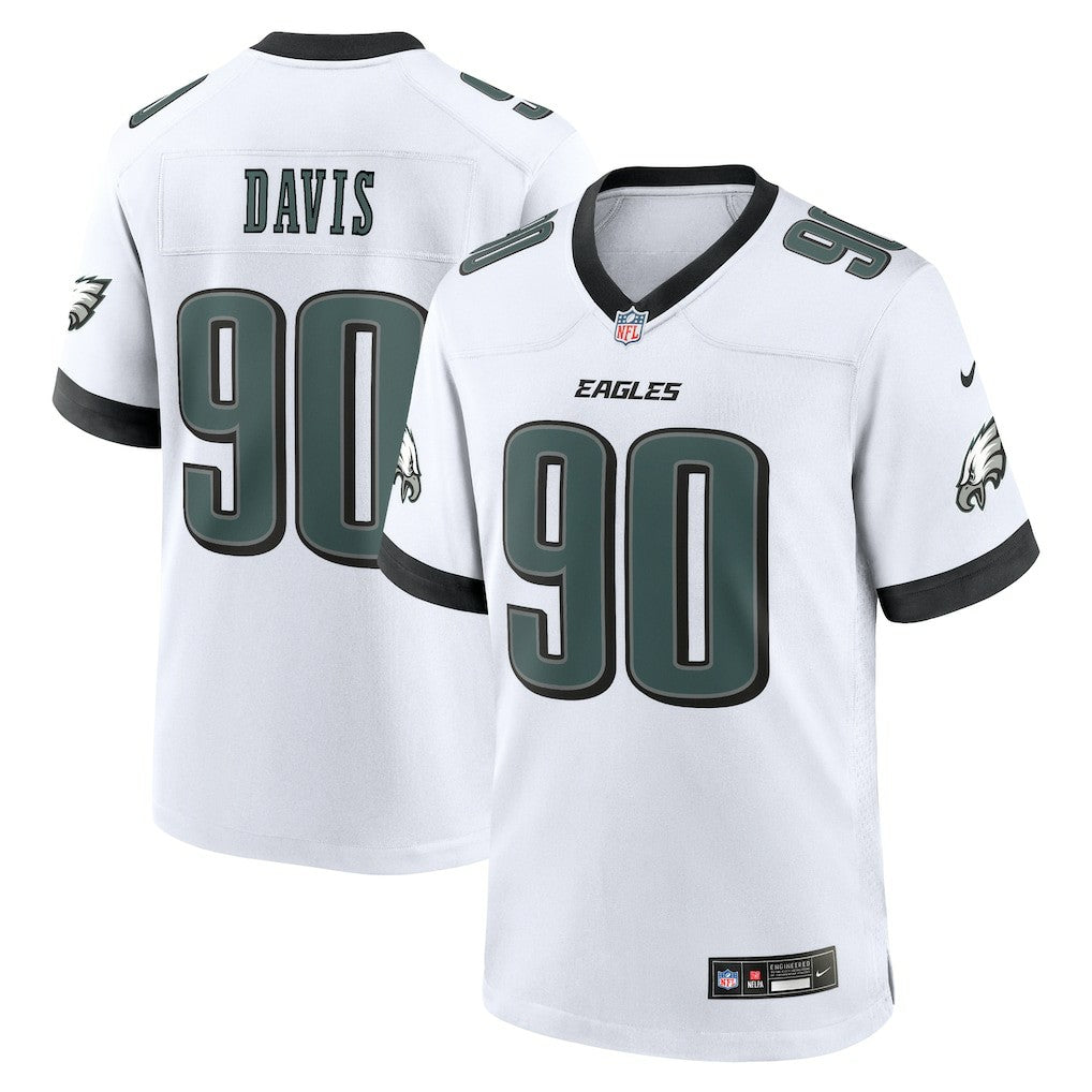 Jordan Davis Philadelphia Eagles White Game Jersey - White | Nike discount