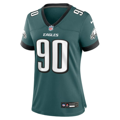 Jordan Davis Philadelphia Eagles Women's Team Game Jersey - Midnight Green | Nike on sale