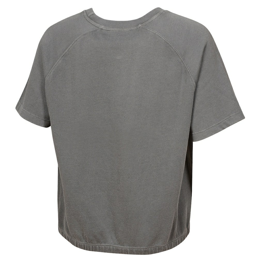 Minnesota Vikings Women's Mineral Wash Short Sleeve Top - Gray outlet