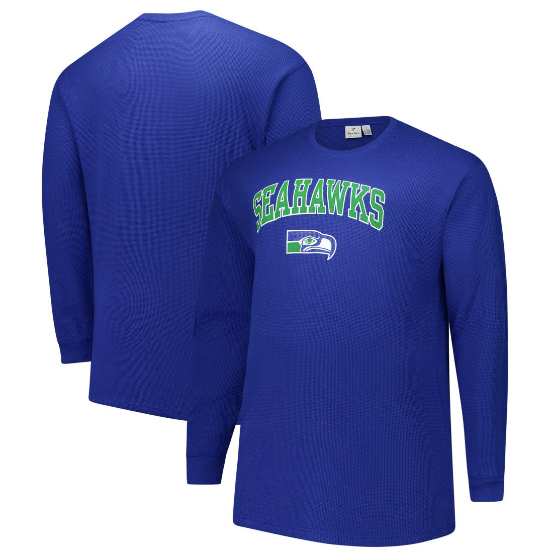 Seattle Seahawks Big & Tall Throwback Thermal Long Sleeve T-Shirt - Royal online