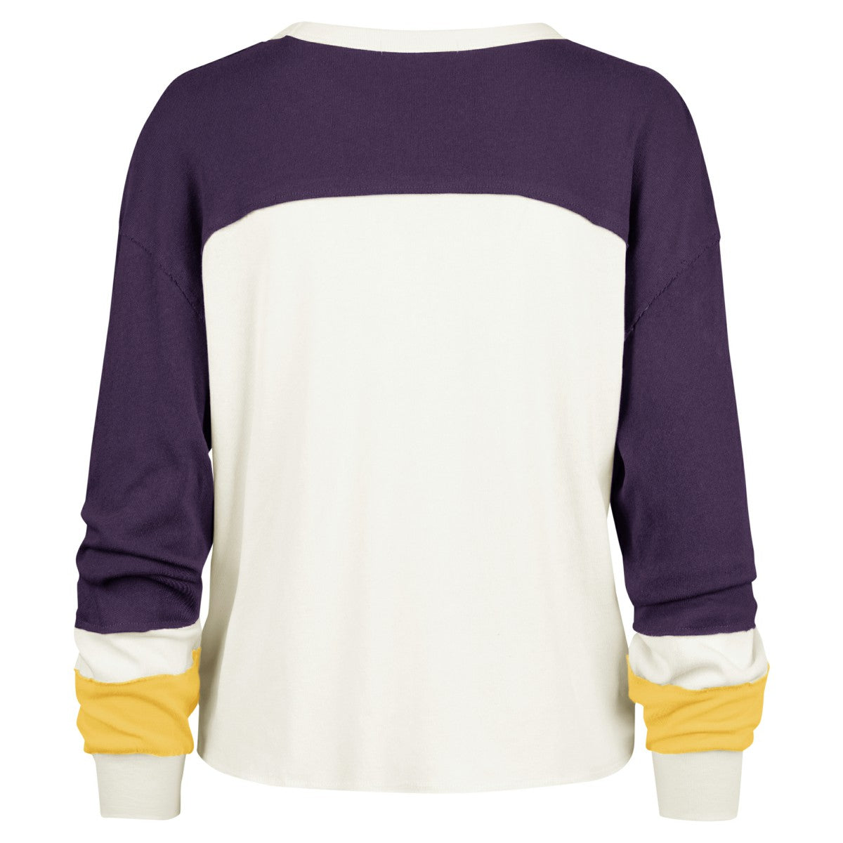 Los Angeles Lakers '47 Women's Curve Raglan Long Sleeve T-Shirt - Cream | 47 brand shop