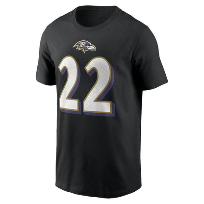 Derrick Henry Baltimore Ravens Player Name & Number T-Shirt - Black | Nike on sale