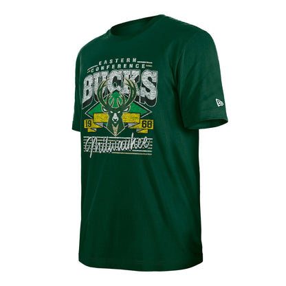 Milwaukee Bucks Sport Classics T-Shirt - Hunter Green | New Era sale