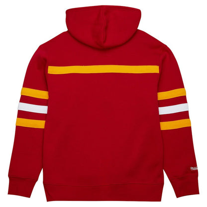 Kansas City Chiefs Vintage Logo Head Coach Fleece Pullover Hoodie - Red outlet