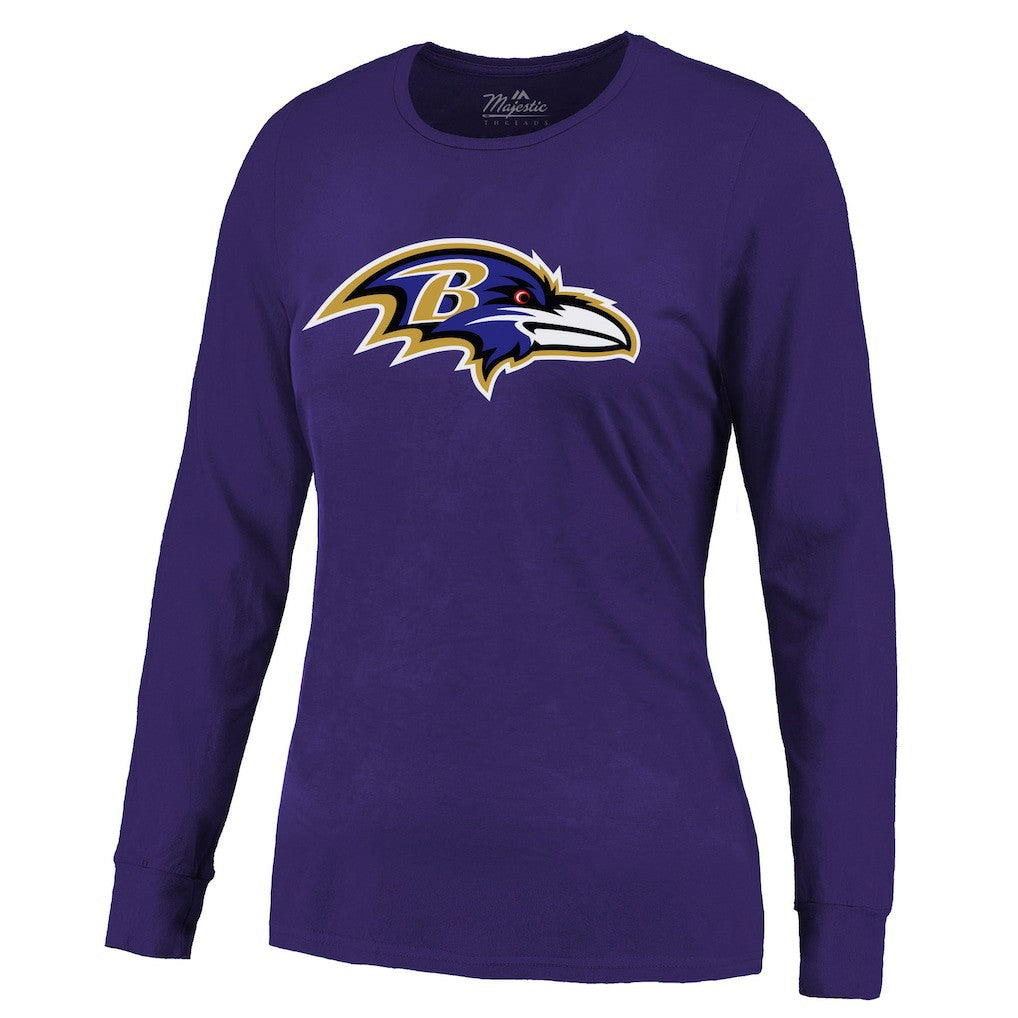 Derrick Henry Baltimore Ravens Majestic Threads Women's Name & Number Long Sleeve T-Shirt - Purple sale