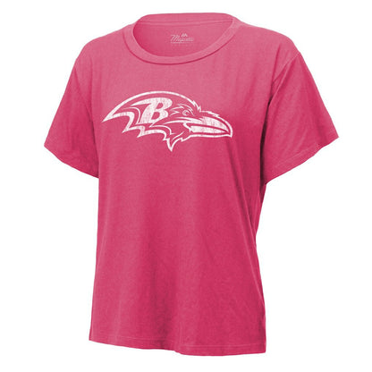 Derrick Henry Baltimore Ravens Majestic Threads Women's Name & Number T-Shirt - Pink for sale