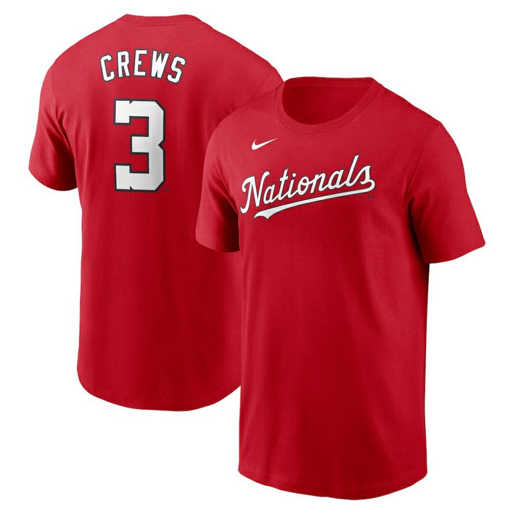 Dylan Crews Washington Nationals Fuse Name & Number T-Shirt - Red | Nike