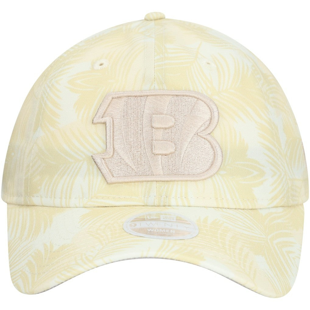 Cincinnati Bengals New Era Women's Frond 9TWENTY Adjustable Hat - Cream outlet