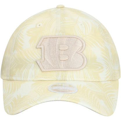 Cincinnati Bengals New Era Women's Frond 9TWENTY Adjustable Hat - Cream outlet