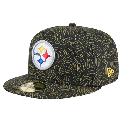 Pittsburgh Steelers New Era Geo 59FIFTY Fitted Hat - Black discount