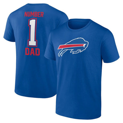 Buffalo Bills Father's Day #1 Dad T-Shirt - Royal sale