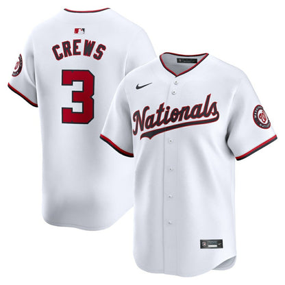 Dylan Crews Washington Nationals Home Limited Player Jersey - White | Nike