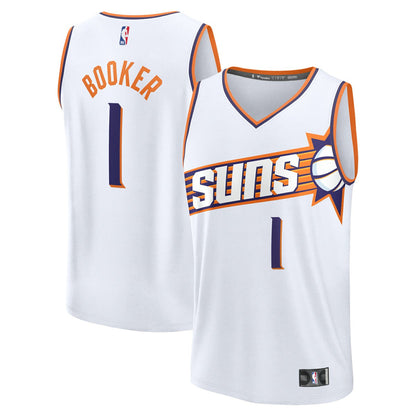 Devin Booker Phoenix Suns Youth Fast Break Replica Player Jersey - Association Edition - White | Fanatics cheap